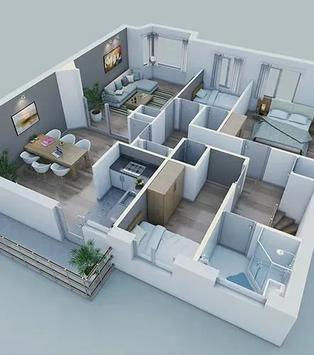 3D Floor Plan