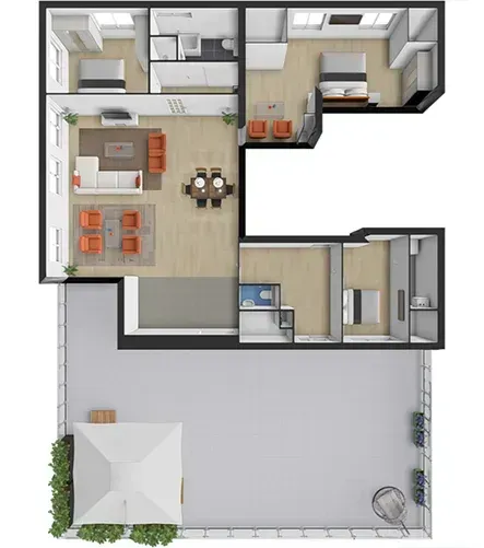 Deluxe Furniture Floor Plan feature image