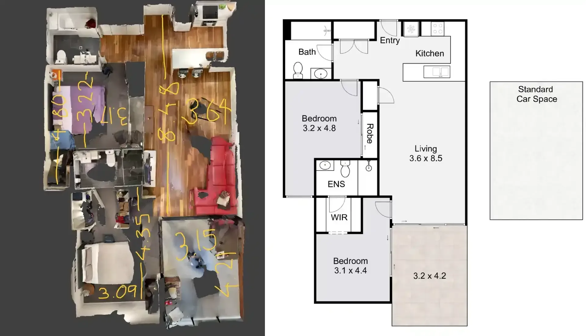 Scaniverse to 2D Floor Plan: Guide to Professional Blueprints